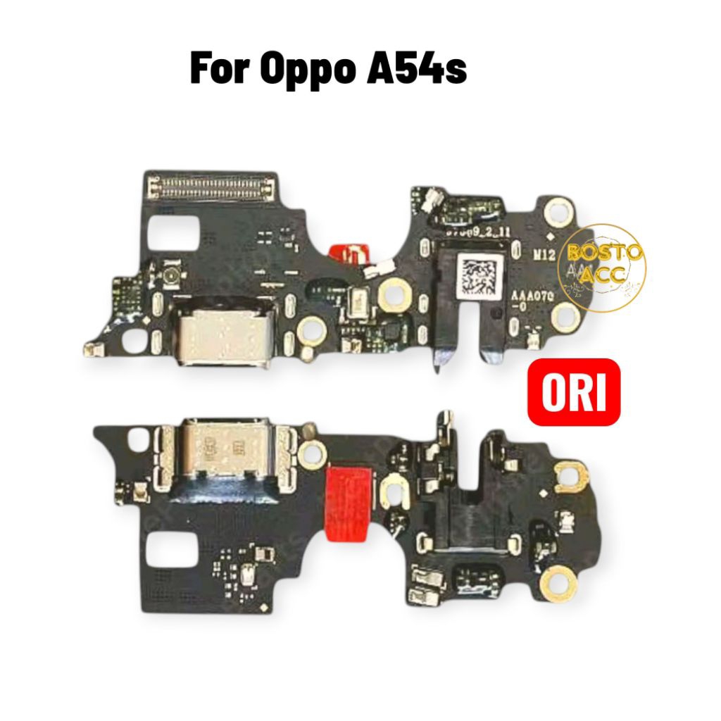 Papan Cas Konektor Oppo A54s Board Konektor+Mic