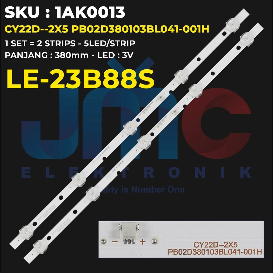 BACKLIGHT TV LED AKARI 23 INCH LE-23B88S LE23B88S