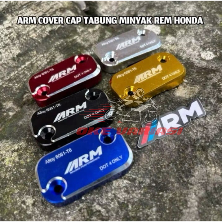 ARM cover tutup tabung minyak rem twotone motor Honda