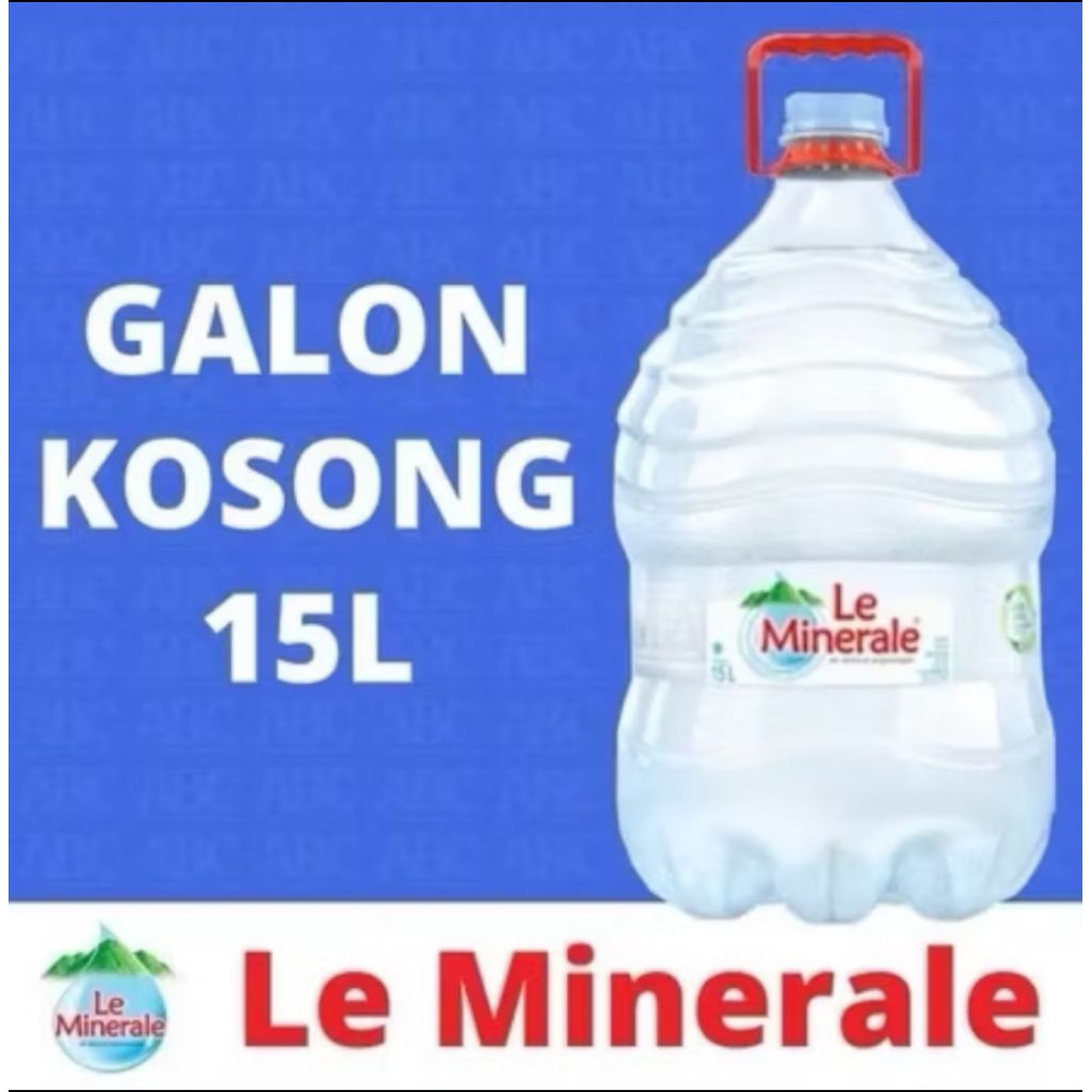 Galon bekas Le mineral 15 L medan