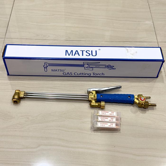 MATSU ST-8 CUTTING POTONG Gas cutting torch blender stang setang alat potong besi baja gas LPG