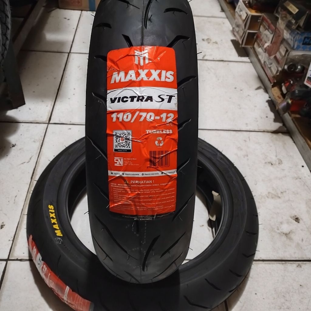 [ MAXXIS VICTRA ] BAN LUAR MAXXIS VICTRA 110/70-12 VICTRA S98st BAN TUBLES RING 12