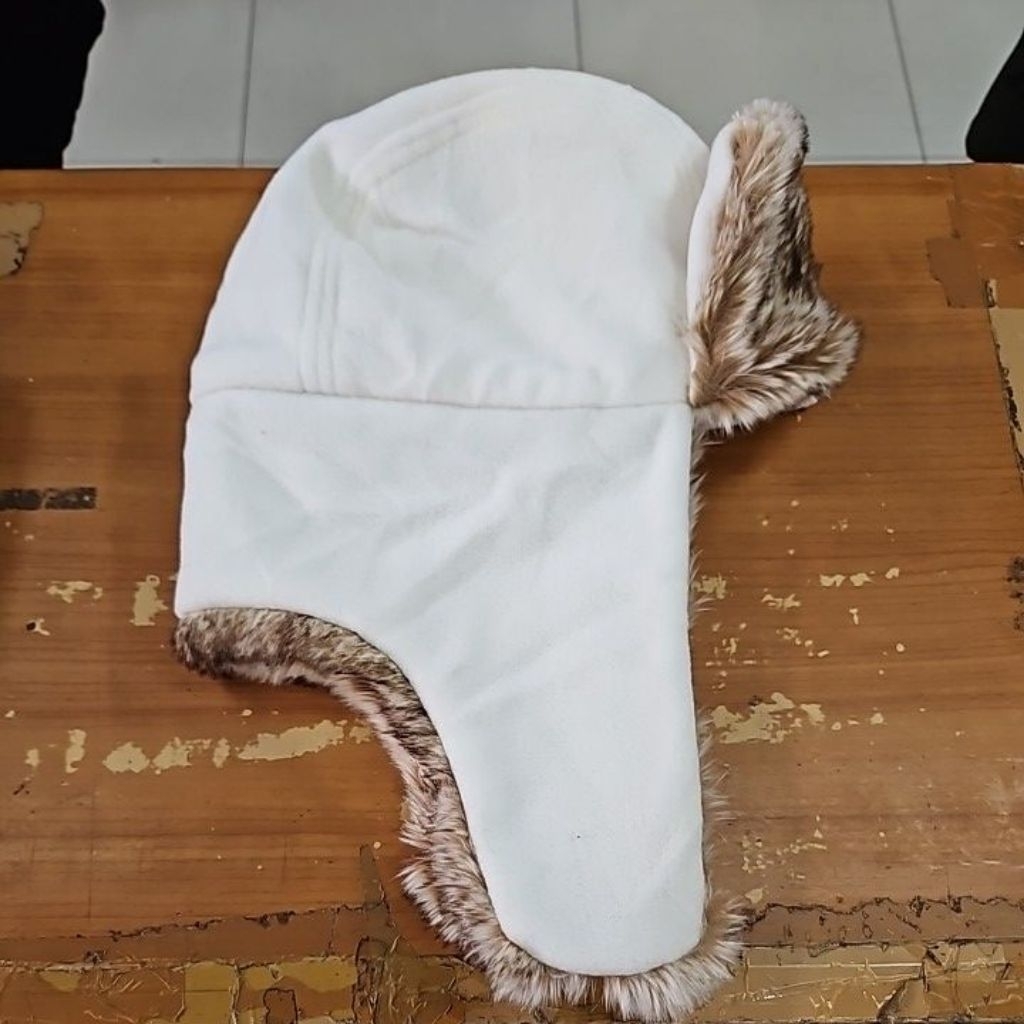 Topi Rusia Ushanka Flanel