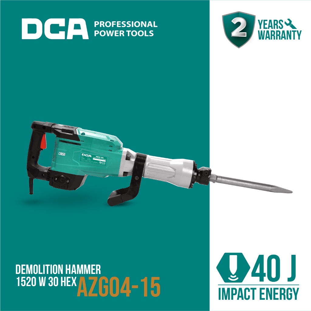 DCA Percussion Hammer / Bor Bobok Tembok 1520Watt 43.2Joule AZG04-15