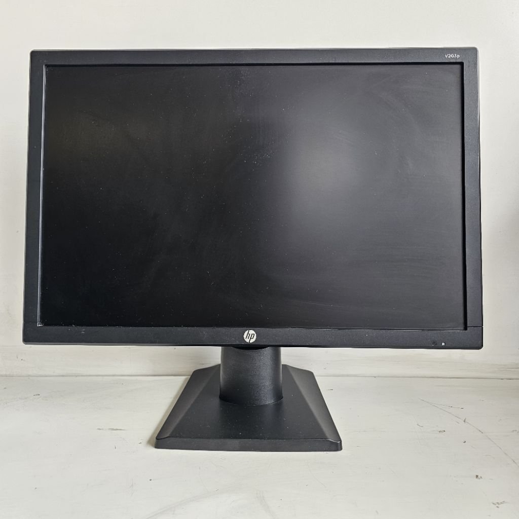 OBRAL MONITOR LED HP V203P LAYAR 20 INCH WIDE SCREEN NURAH AJA