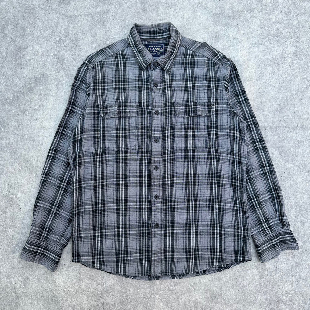 Kemeja Flannel Uniqlo