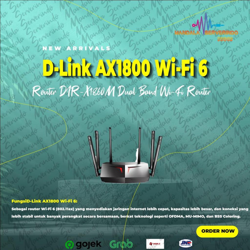 D-Link AX1800 Wi-Fi 6 Router DIR-X1860M Dual Band Wi-Fi Router