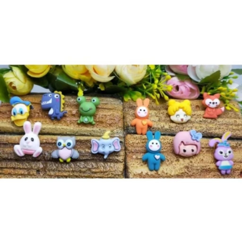 10 pcs Clay Resin Karakter Clay Unik Clay Resin Karakter Part 3 Clay Resin Premium