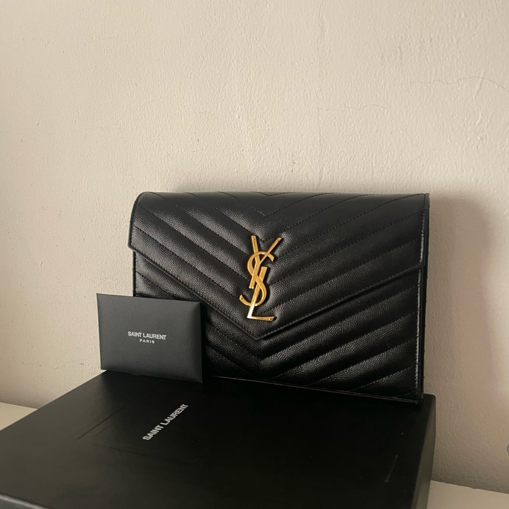 Tas YSL WOC 22cm GHW, kondisi excellent 2022