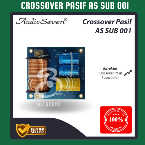 CROSSOVER PASIF AUDIO SEVEN AS SUB 001 SUBWOOFER IMPORT ORIGINAL