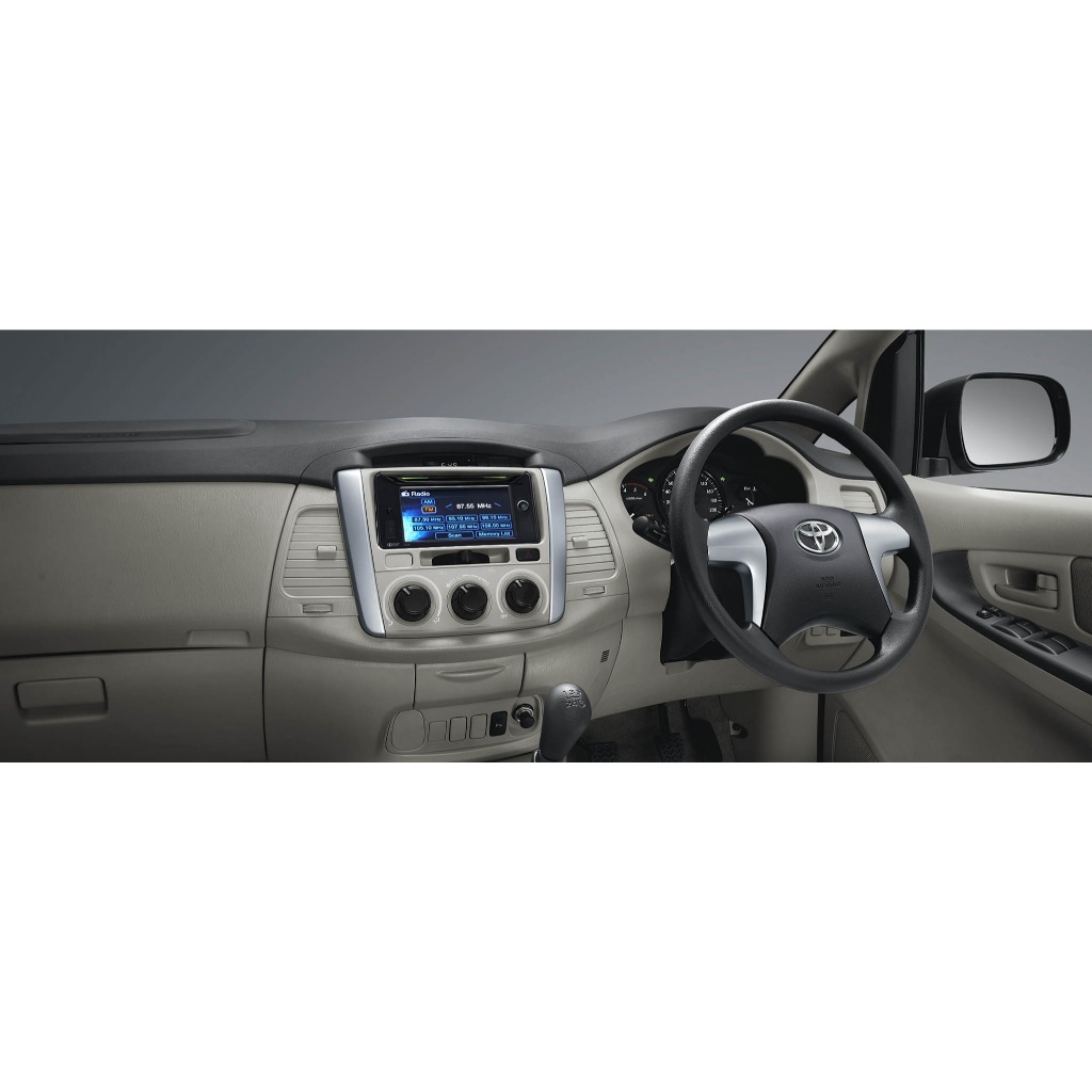 cover setir original leather khusus toyota innova  dan fortuner vnt 2012-2016 warna hitam full custo