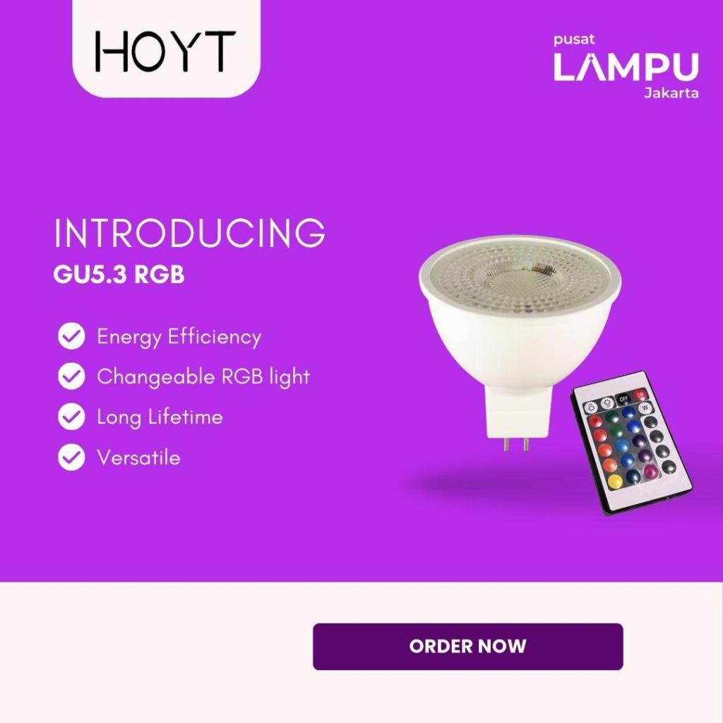 HOYT Lampu MR16 RGB 6watt LED 220V