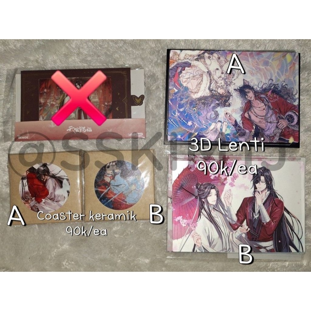 OFFICIAL MERCH TGCF X STAREMBER GEAROUS 3D LENTICULAR COASTER