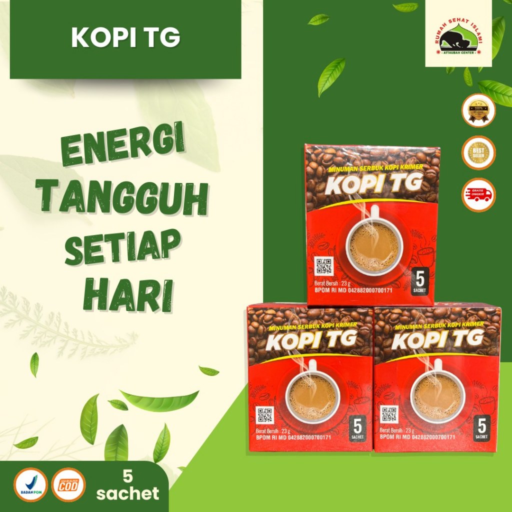 Kopi TG Kopi Stamina Pria Kuat Tahan Lama isi 5 Sachet