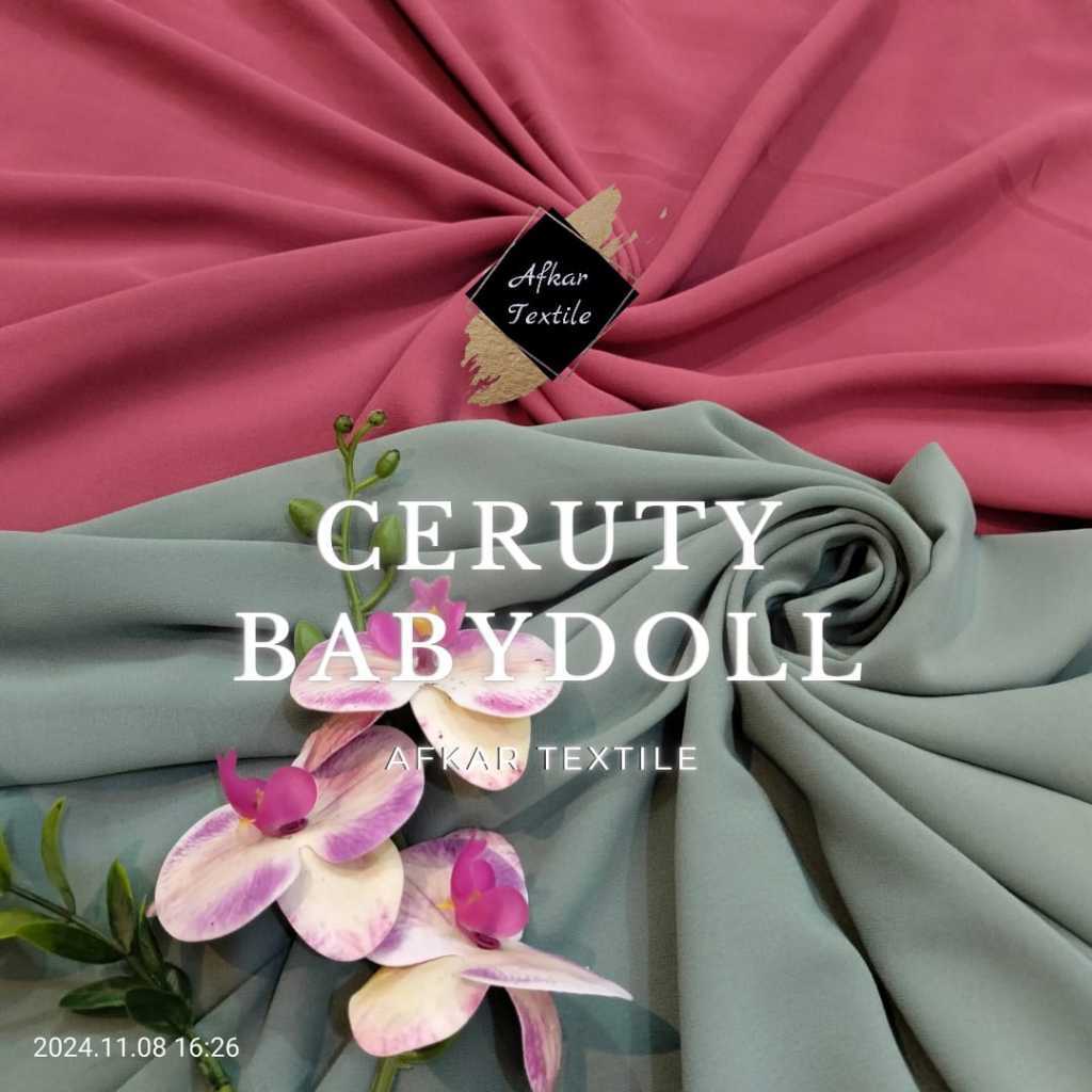 [HARGA 1 ROLL 60 YARD] KAIN CERUTI BABYDOLL ARMANI - Premium Import / Garansi Termurah / Lebar 1.5 M