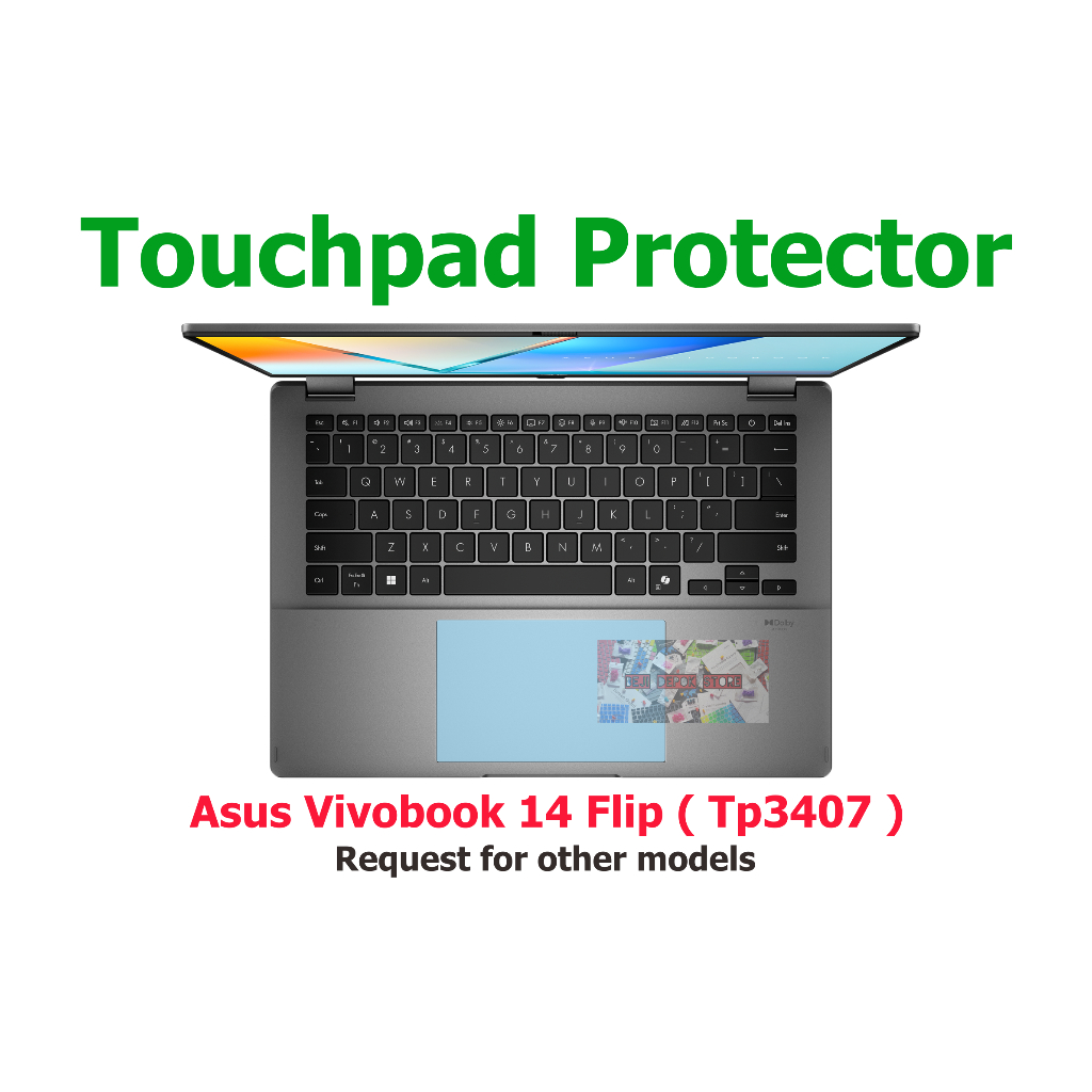 Touchpad Trackpad Protector Asus Vivobook 14 Flip ( TP3407 )