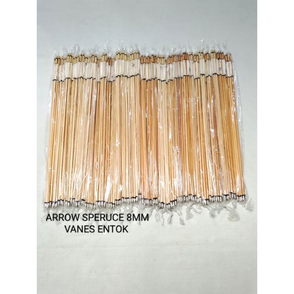 ARROW SPERUCE DEWASA VANES ENTOK/6 PCS