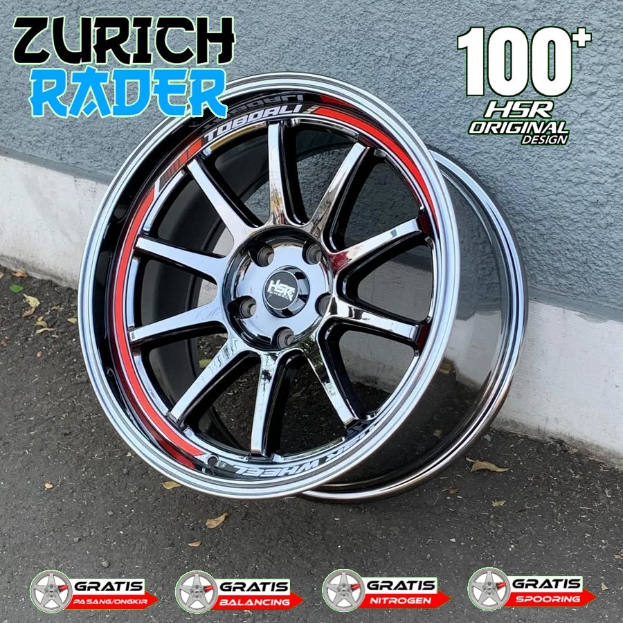 Pelek Racing Ring 18 Hsr Wheel Toboali Velg Mobil R18 Civic Turbo Stream Xpander Terios Accord