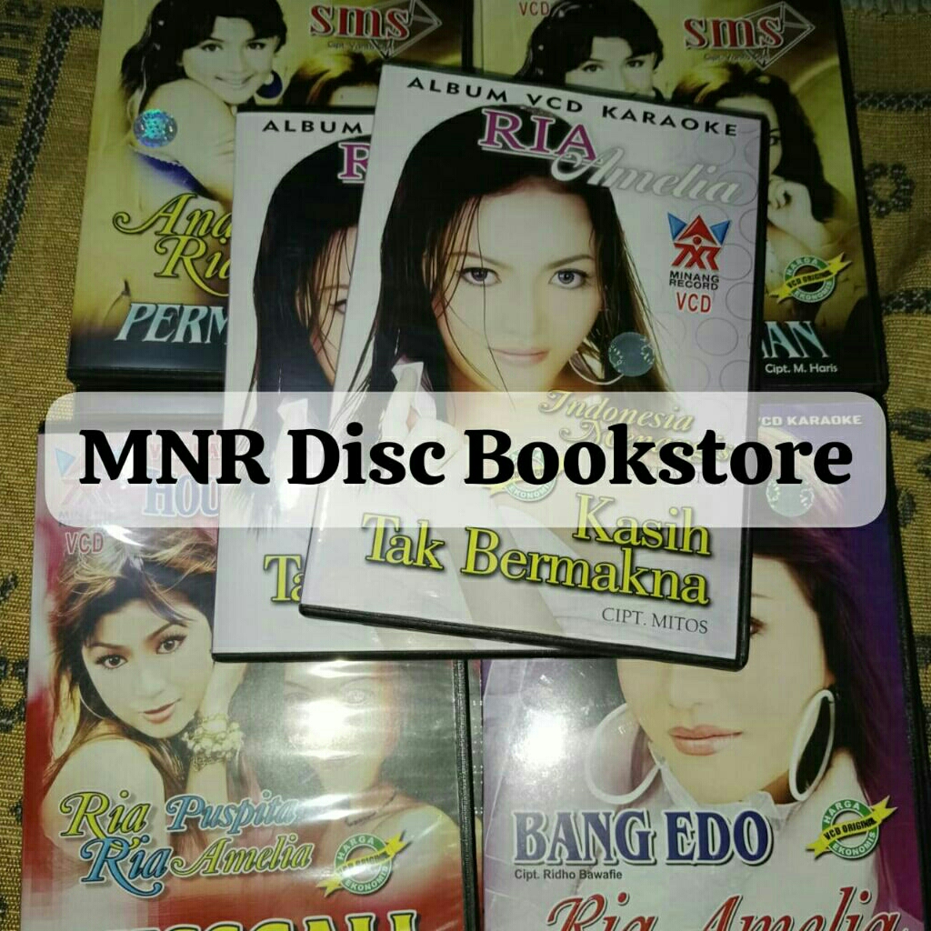 koleksi vcd karaoke ria amelia ana laila sms permohonan, ria amelia ria puspita misscall, ria amelia