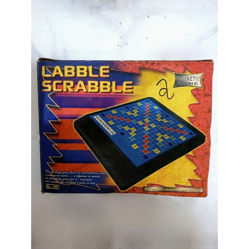 Scrabble magnetic game ukuran besar