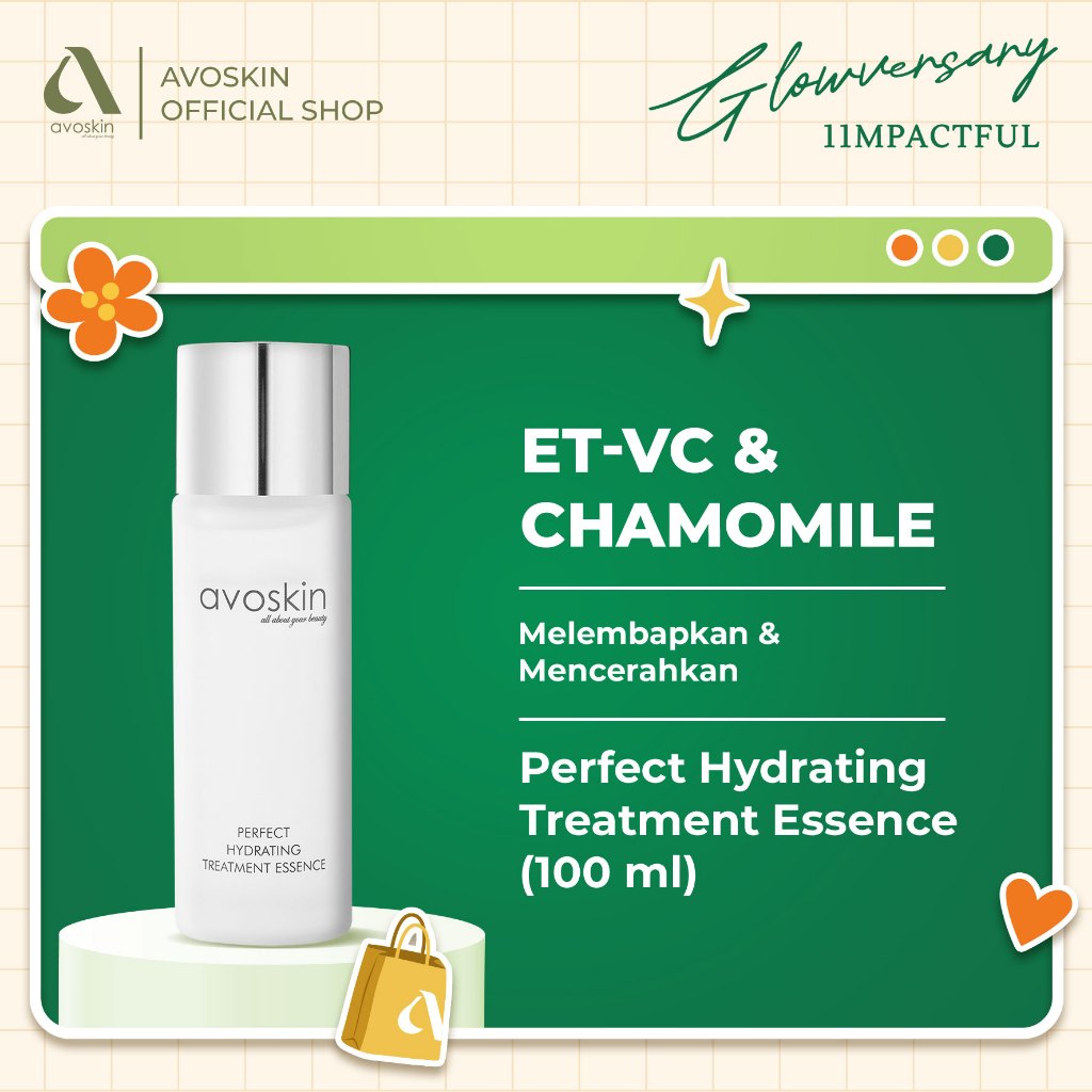Toner Avoskin Perfect Hydrating Treatment Essence 100ml-Kulit Glowing & Lembap