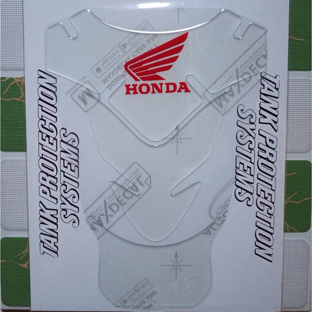 Stiker Timbul Tank Pad Transparan Protektor Pad Pelindung Tangki Honda CBR150R StreetFire CB150X CB6