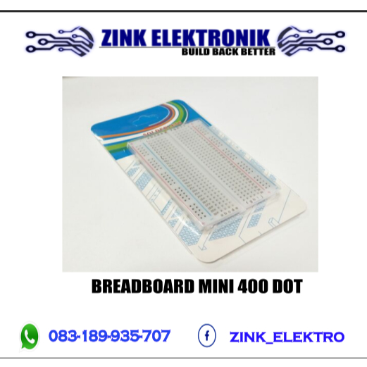 Breadboard BB-801 400 Pin Solderless Reusable