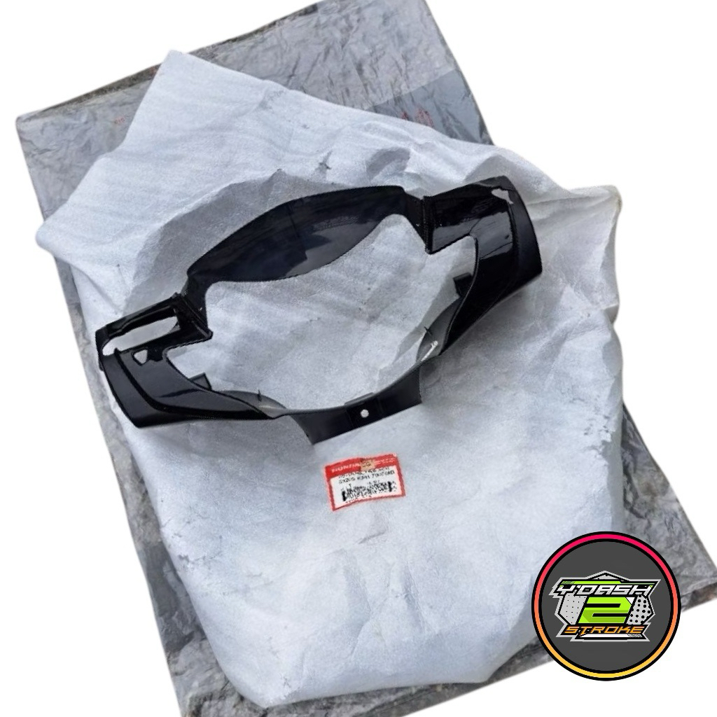 Cover batok depan honda supra x 125 hitam tipe visor pertama COVER HDL FR(BLACK) 53205-KPH-700FMB Or