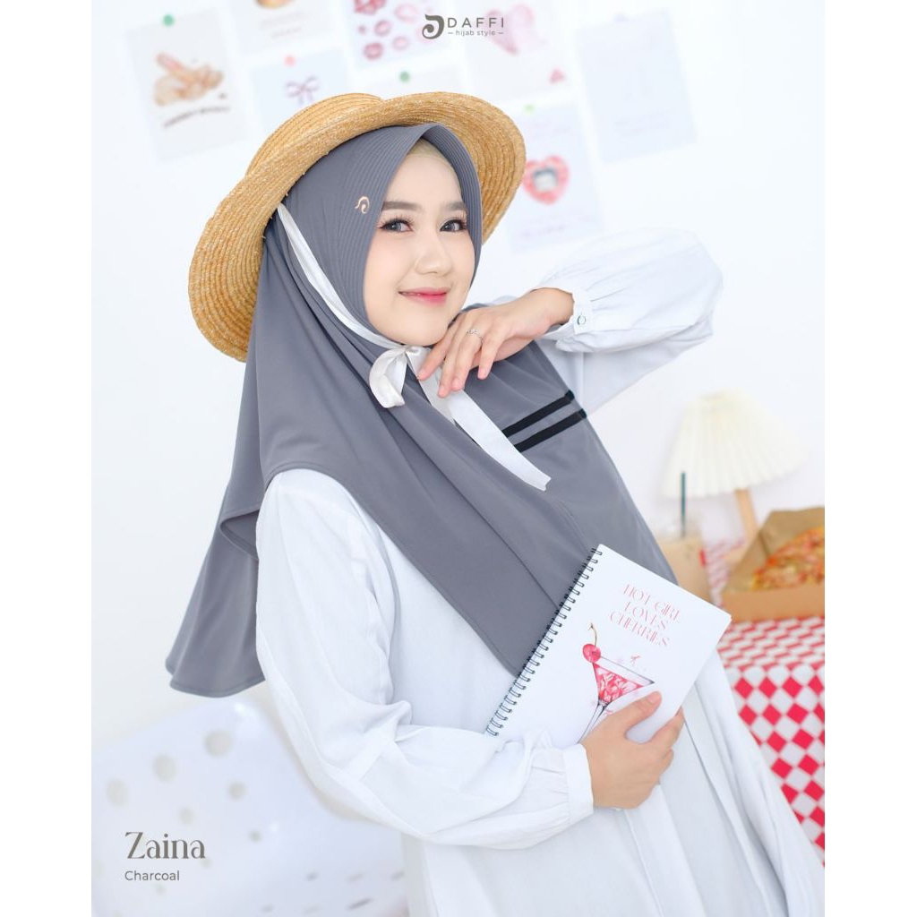 Daffi hijab ZAINA warna terbaru