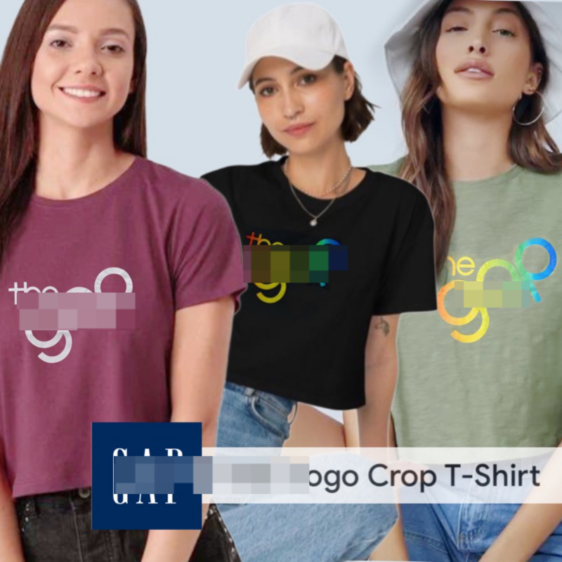 Kaos Crop Top Fashion Wanita GK Original 1938