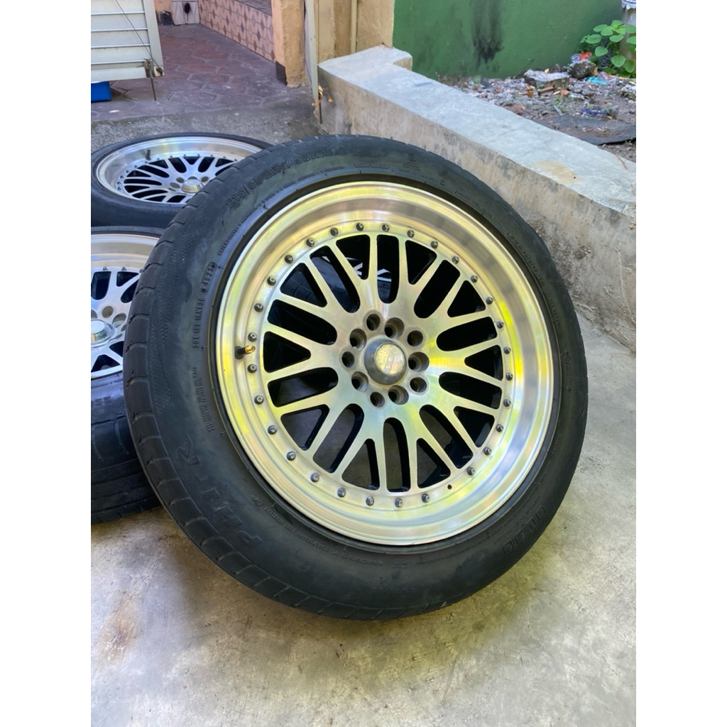 velg bbs ring 17 set ban pcd 5 x 100/114