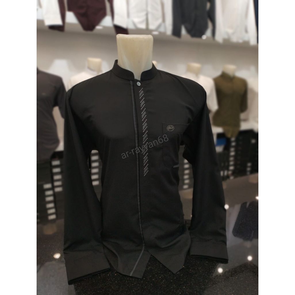 baju Koko almia creative lengan panjang MST 100% almia original