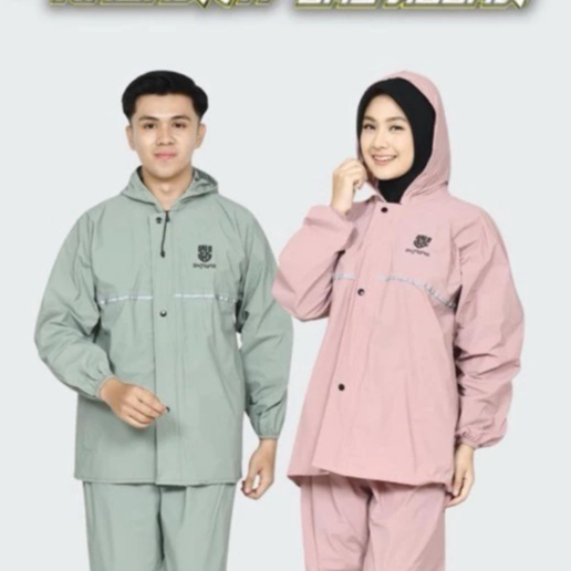 Jas Hujan Motor Extrime Pria Wanita Anti Rembes || Jas Hujan Extrime Setelan Tebal Scotlight