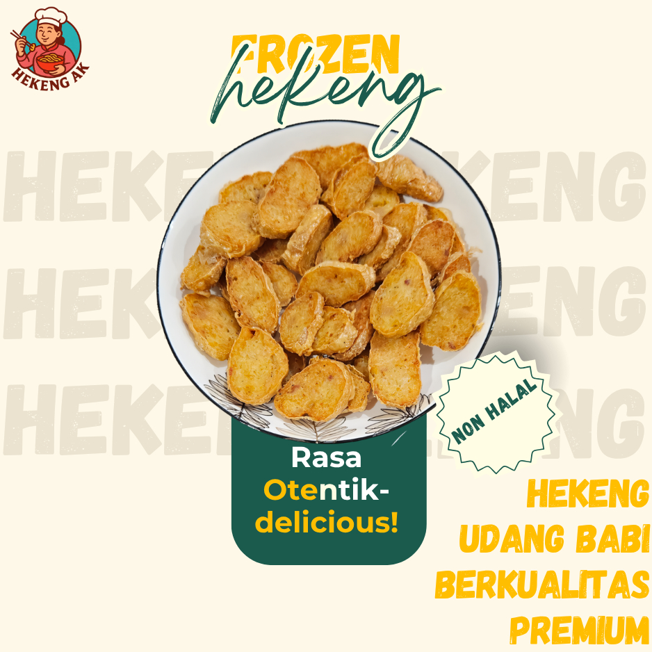 Hekeng Pontianak Udang Babi Premium Frozen Homemade |NON-HALAL|