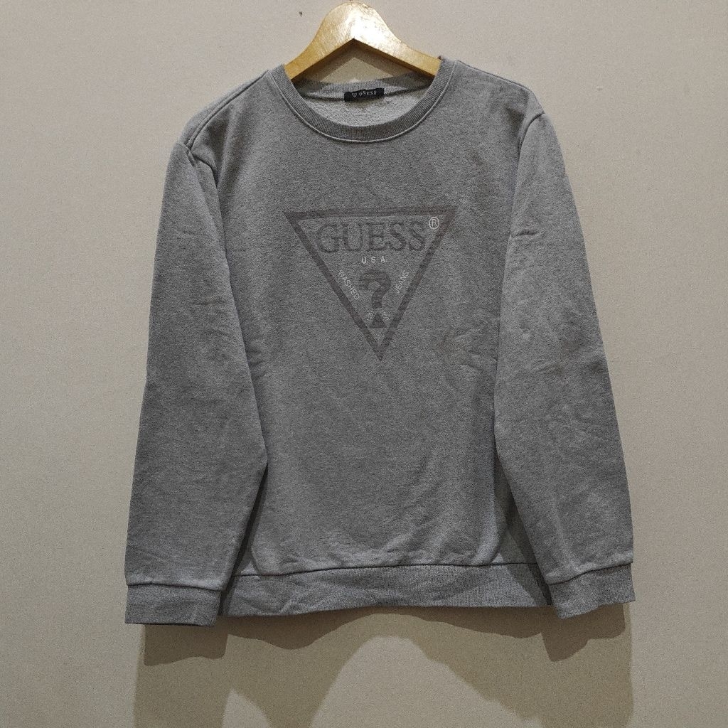 Crewneck Sweater Sweetshirt Guess Abu Washing