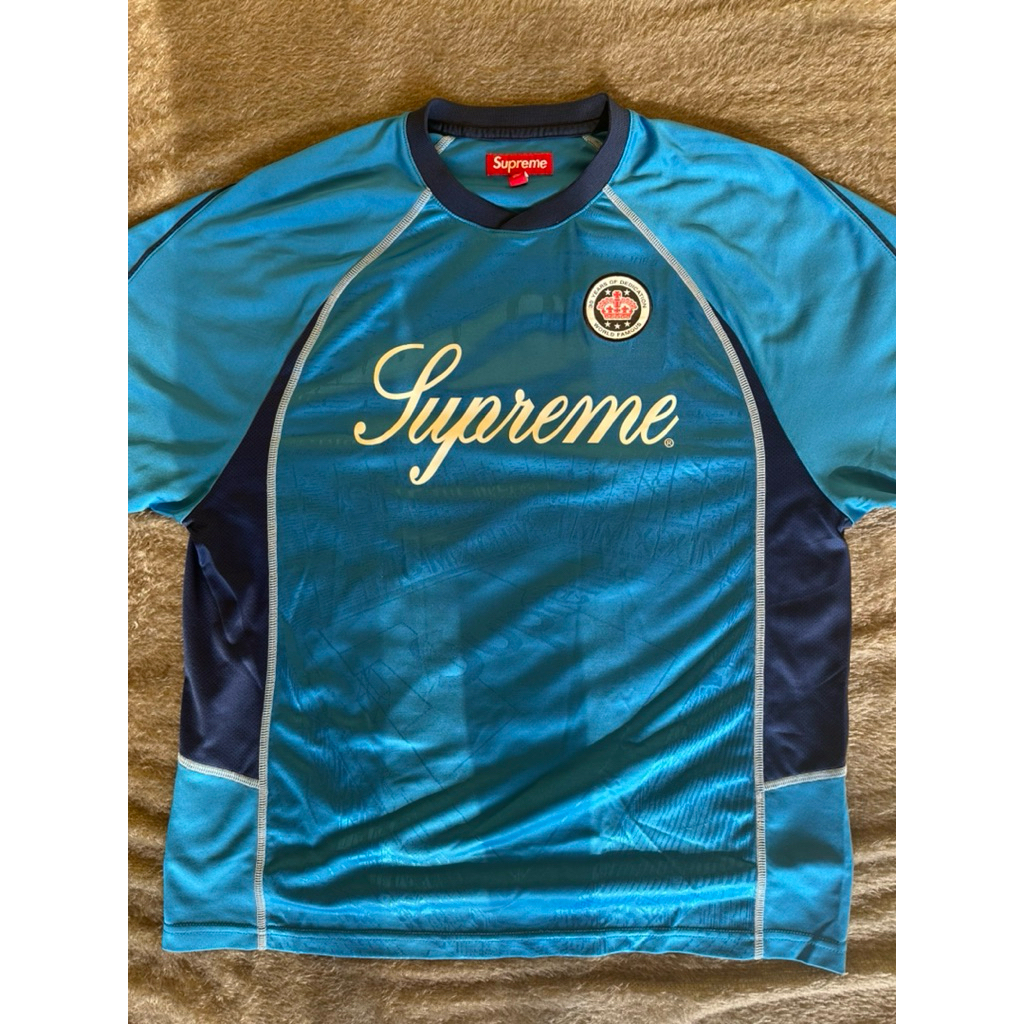 Supreme Jacquard Soccer Jersey Blue (100% Authentic)