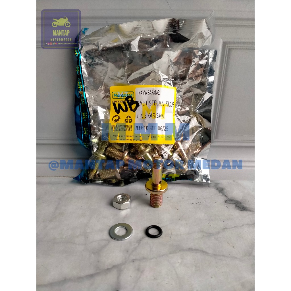 Baut Penyetel Setelan Stelan Otomatis Stut Kopling Honda Karisma Supra X 125 Good Quality