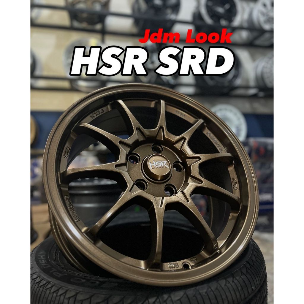 Velg Mobil Jdm Ce28 Ring 17 HSR Srd Original Mate Bronze Bestfor Innova,Hrv,Xpander