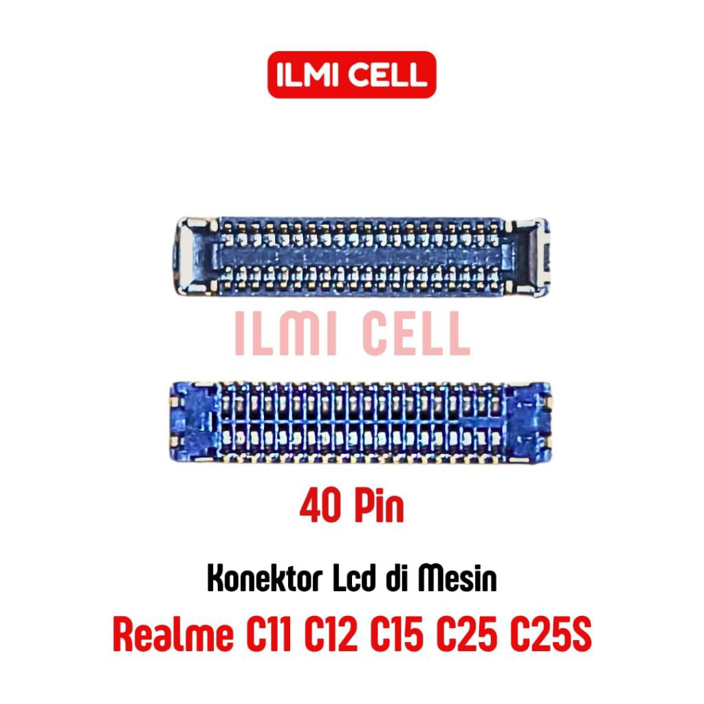 KONEKTOR LCD DI MESIN REALME C11/ C12/ C15/ C25/ C25S