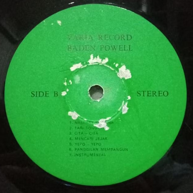Vinyl Piringan Hitam 12 inch Baden Powell - Musik Musik Musik