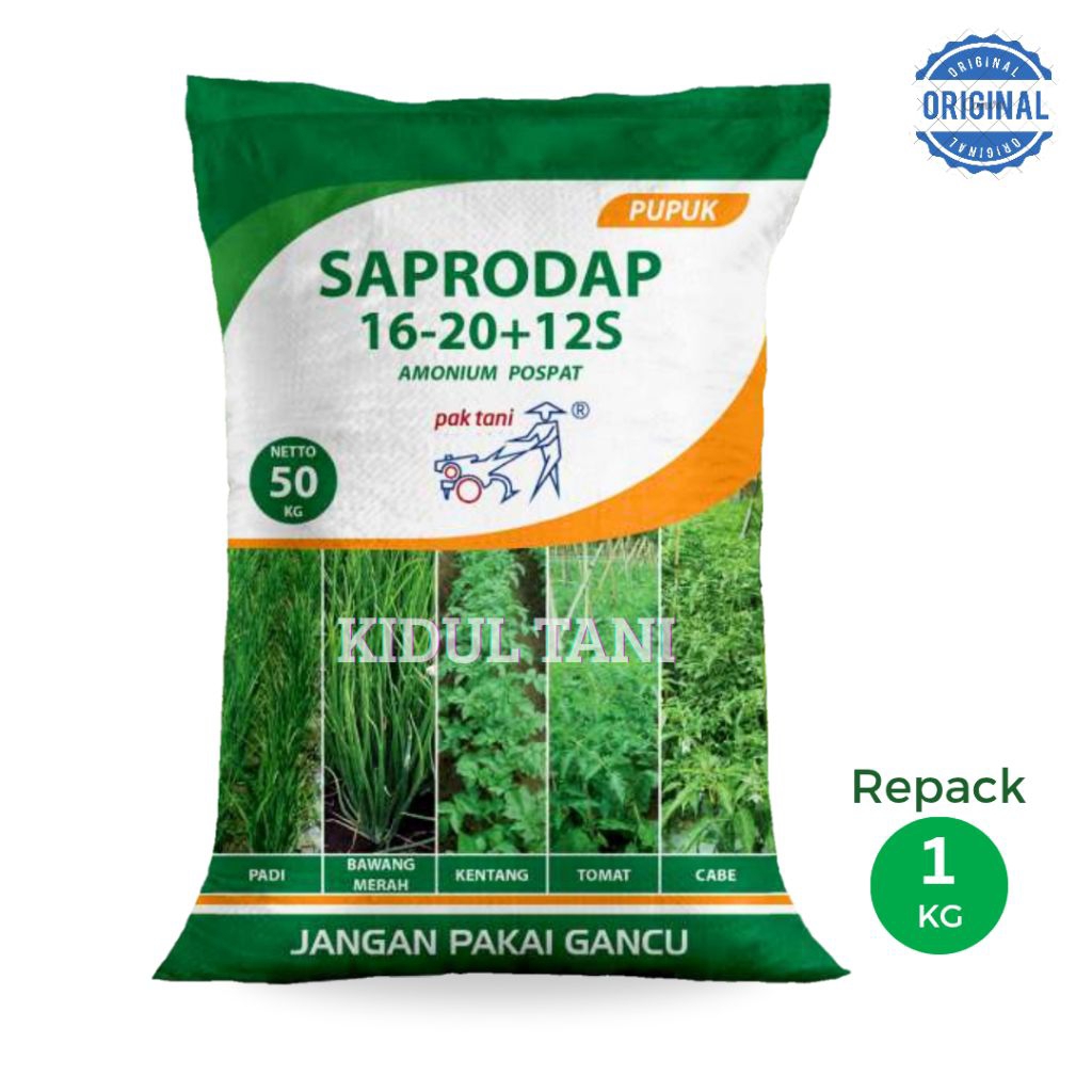 Pupuk SAPRODAP Pak Tani Repack / Ecer 1 Kg Saprotan Utama