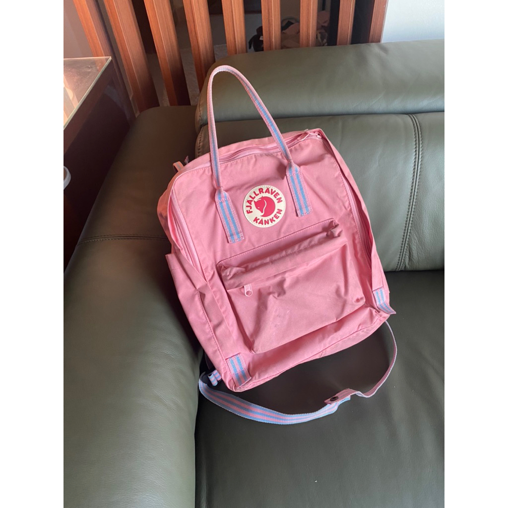 Preloved FJALLRAVEN KANKEN backpack ransel warna PINK