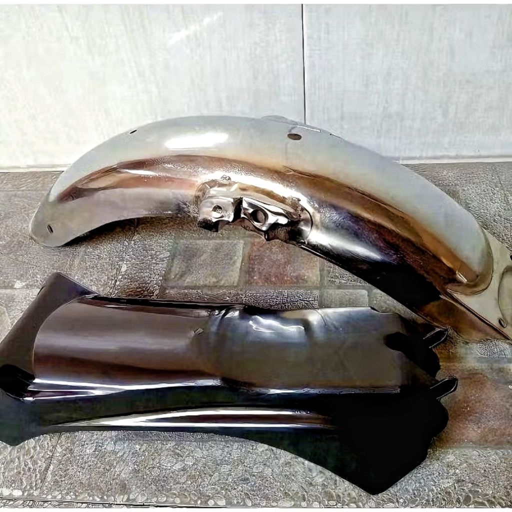 Slebor belakang gl100 crom slebor kolong gl 100 spakbor belakang gl 125 cb k5 slebor belakang gl 100