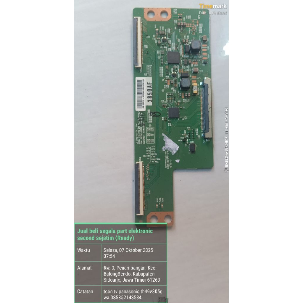 tcon tv panasonic th49e305g