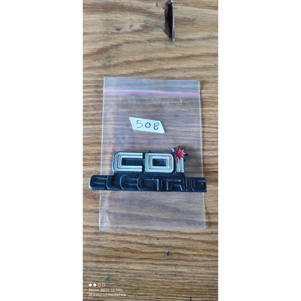 original emblem cover box tutup aki yamaha v80 cdi // 508