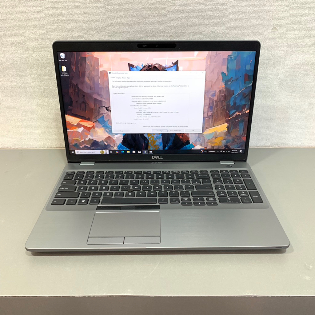 Laptop Dell Latitude 3551 core i7 gen 10 RAM 32gb SSD 512gb