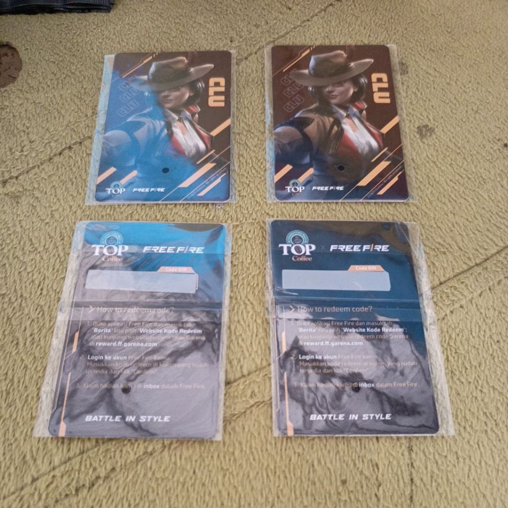 kartu free fire(FF) top coffe clu