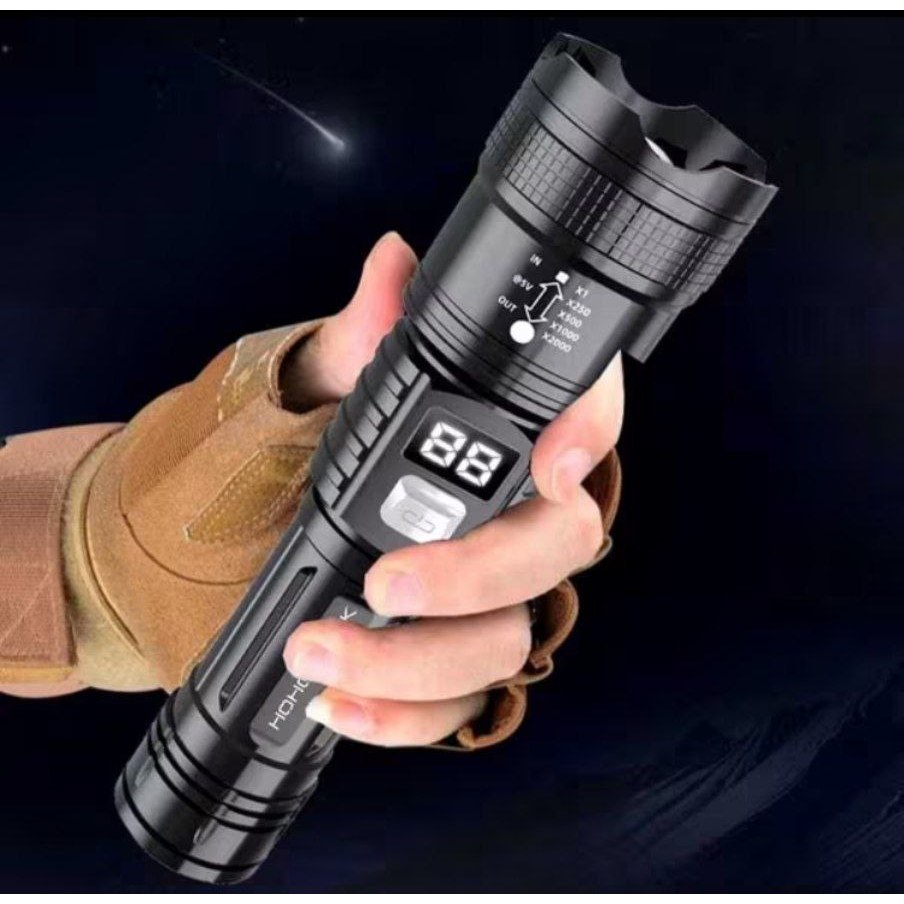 Pencahayaan pertahanan diri / senter tactical