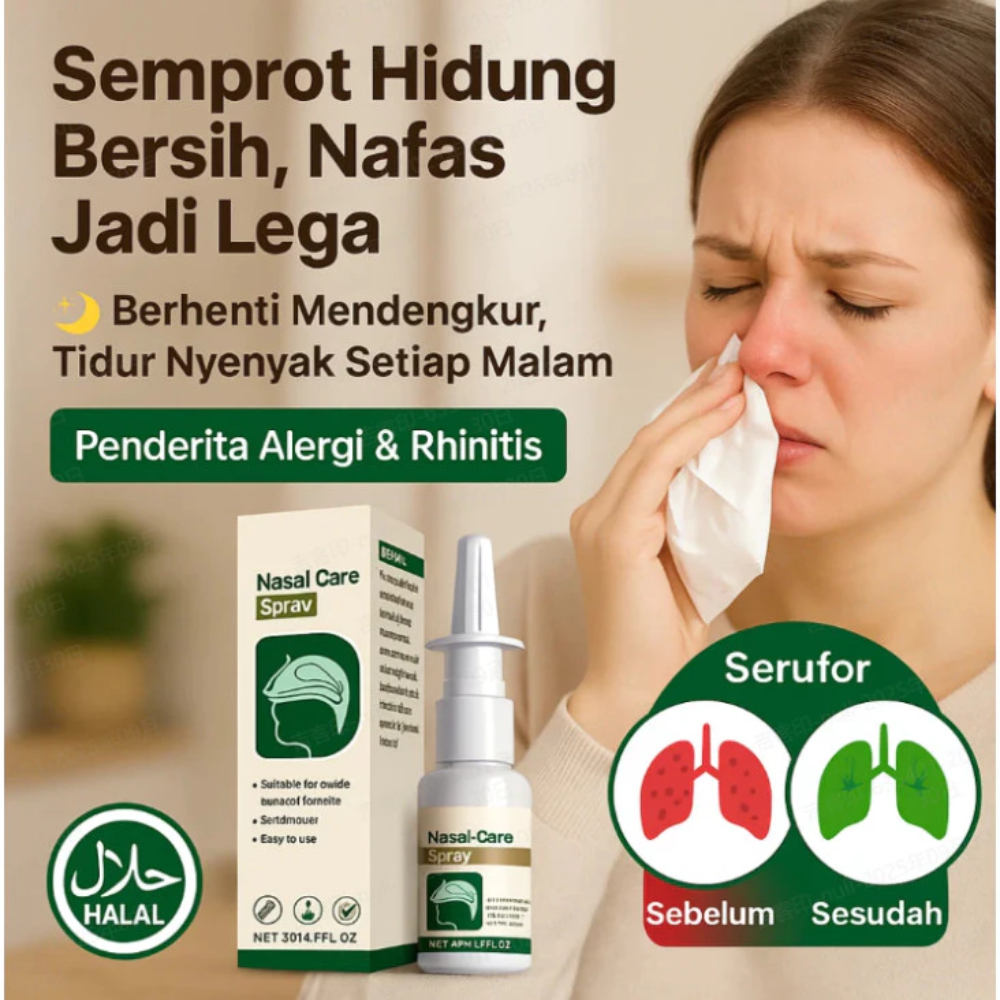Nasal Care Spray Semprot Hidung Sinusitis Semprot Hidung Pelega Hidung Tersumbat - Kreain Nature