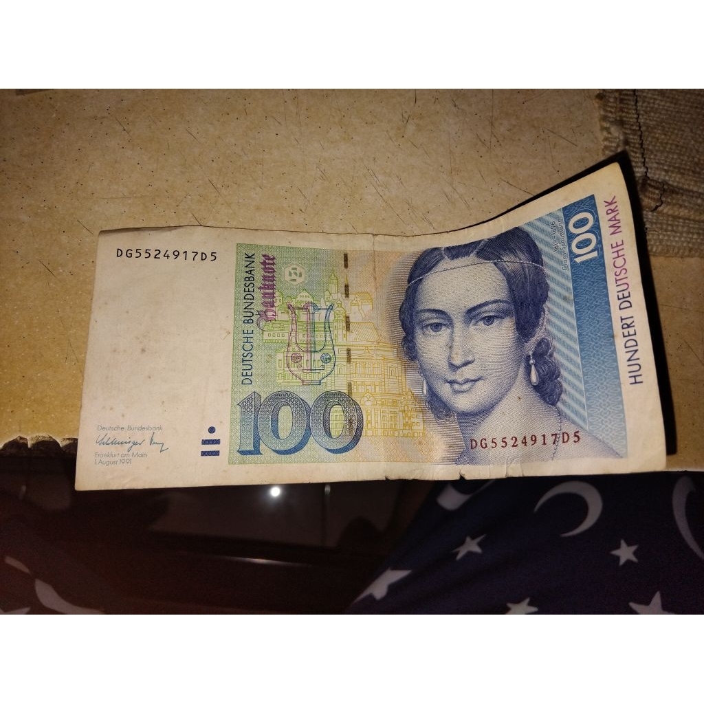 Uang Kertas Jerman Lama 1991